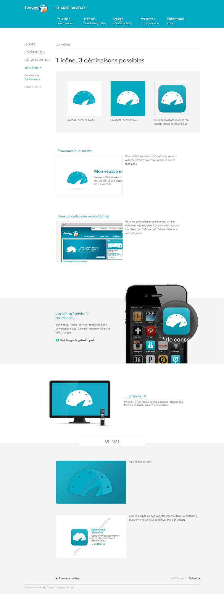 Bouygues Télécom Charte graphique