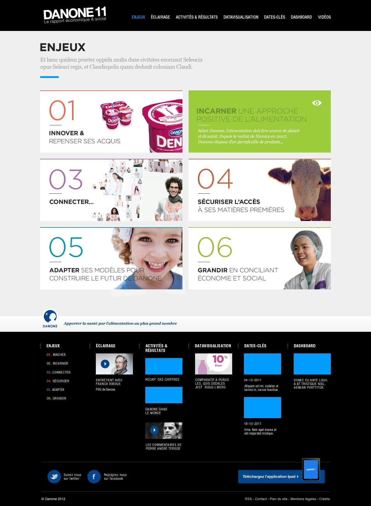 Danone Rapport Annuel 2011