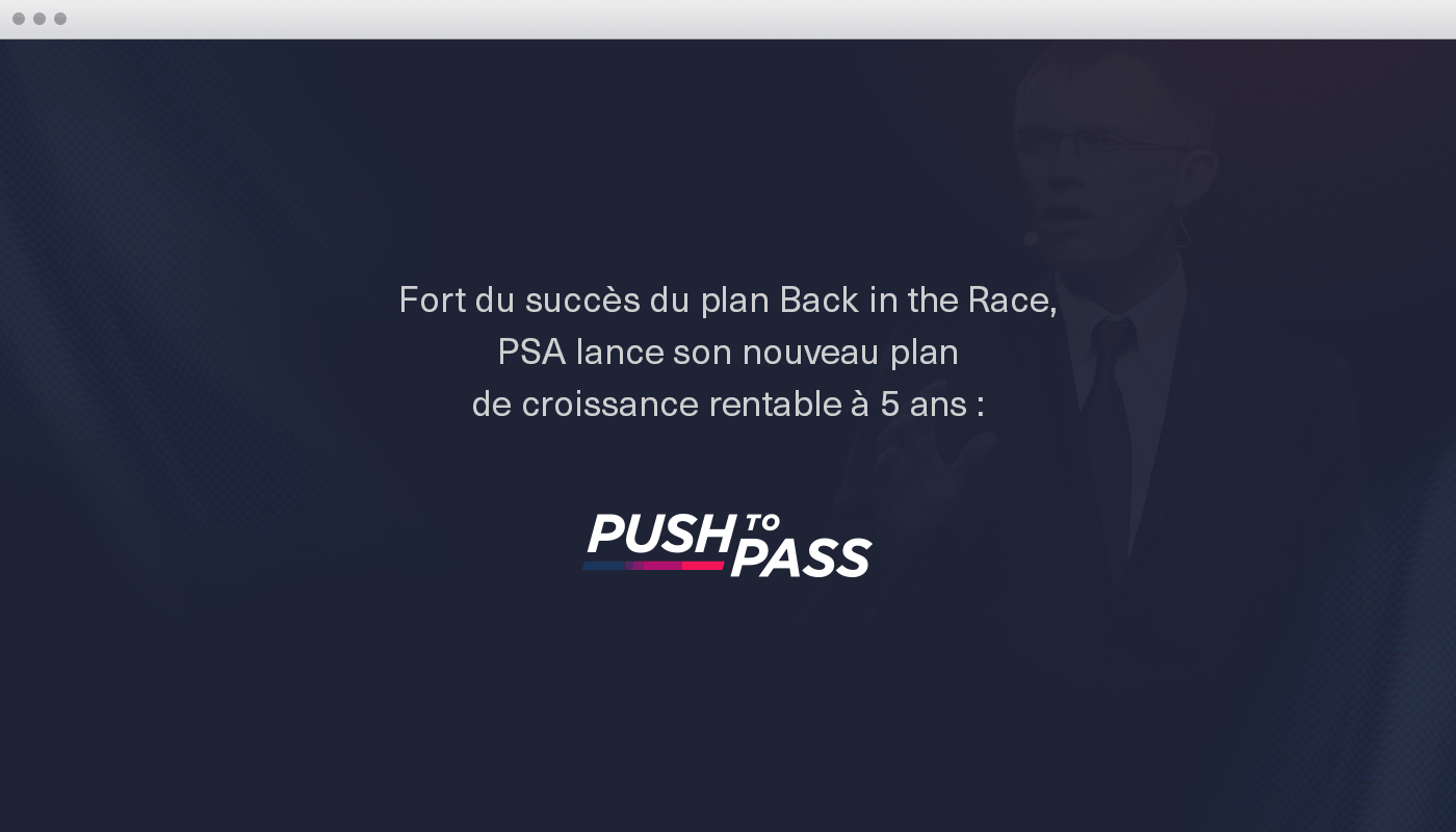 Groupe PSA Push To Pass