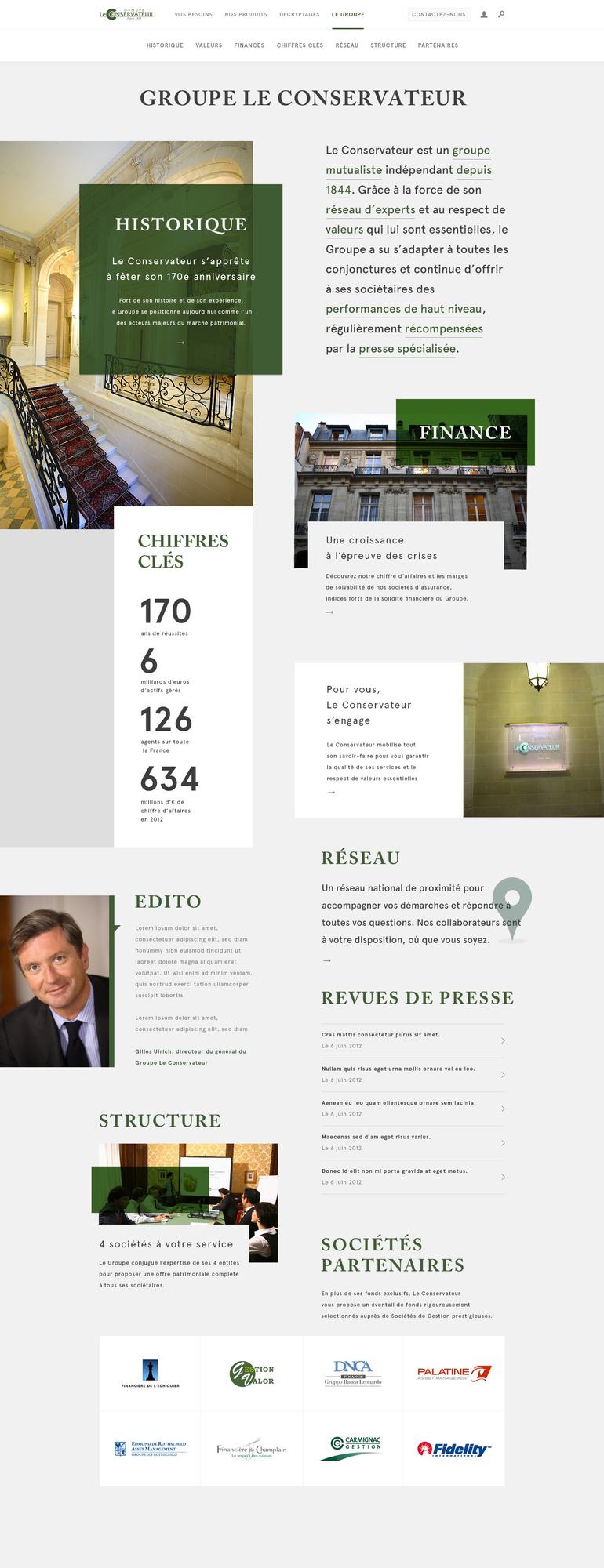 Le Conservateur site institutionnel